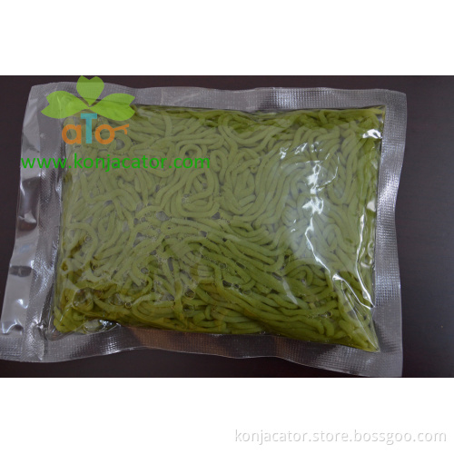OEM diet Kosher gluten free wholesale Asian foods konjak spinach pasta
